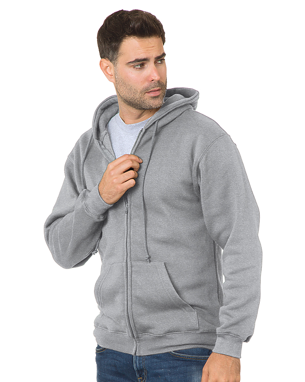 Bayside Unisex USA-Made Full-Zip Hooded Sweatshirt - Bayside 900