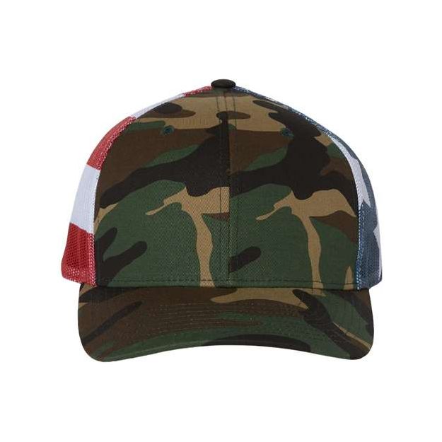 Richardson Printed Mesh Trucker Cap - Richardson 112PM Richardson