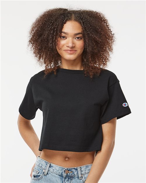 Champion T453W Women's Heritage Jersey Crop T-Shirt
