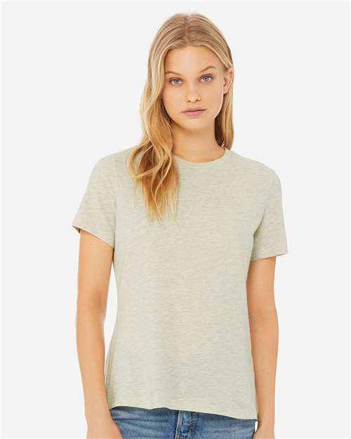 BELLA + CANVAS Women’s Relaxed Fit Heather CVC Tee - BELLA + CANVAS 6400CVC