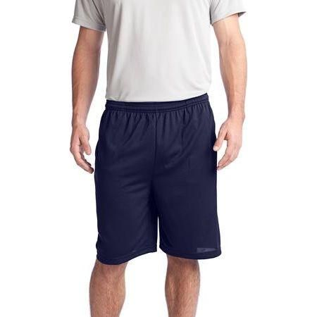 Joe's USA Tough Mesh Pocket Short Pocket Short DRI-EQUIP True Navy 3X-Large