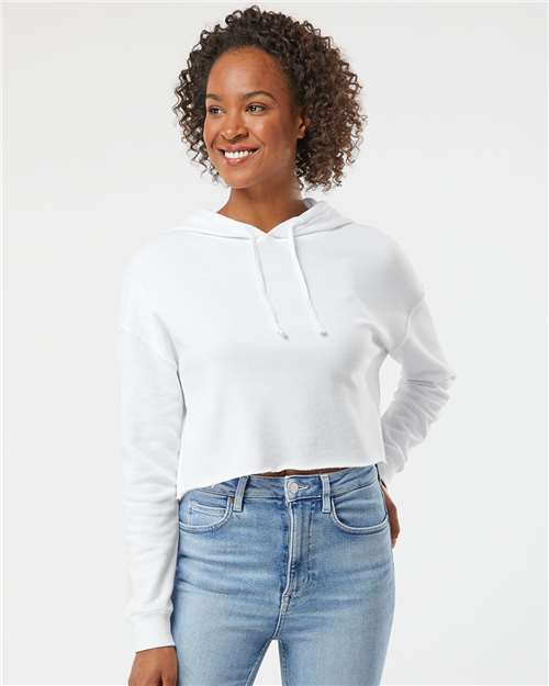 Independent Trading Co. Women’s Lightweight Crop Hooded Sweatshirt - Independent Trading Co. AFX64CRP