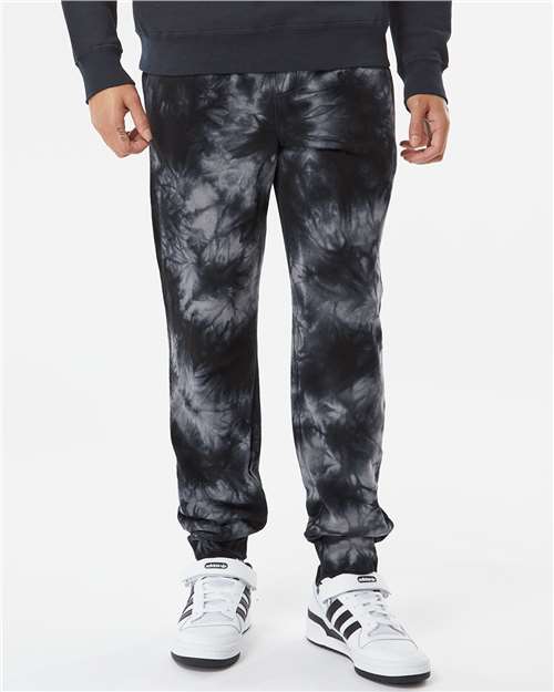 Independent Trading Co. PRM50PTTD Unisex Tie-Dyed Fleece Sweatpants | Wholesale Tie-Dye Sweatpants