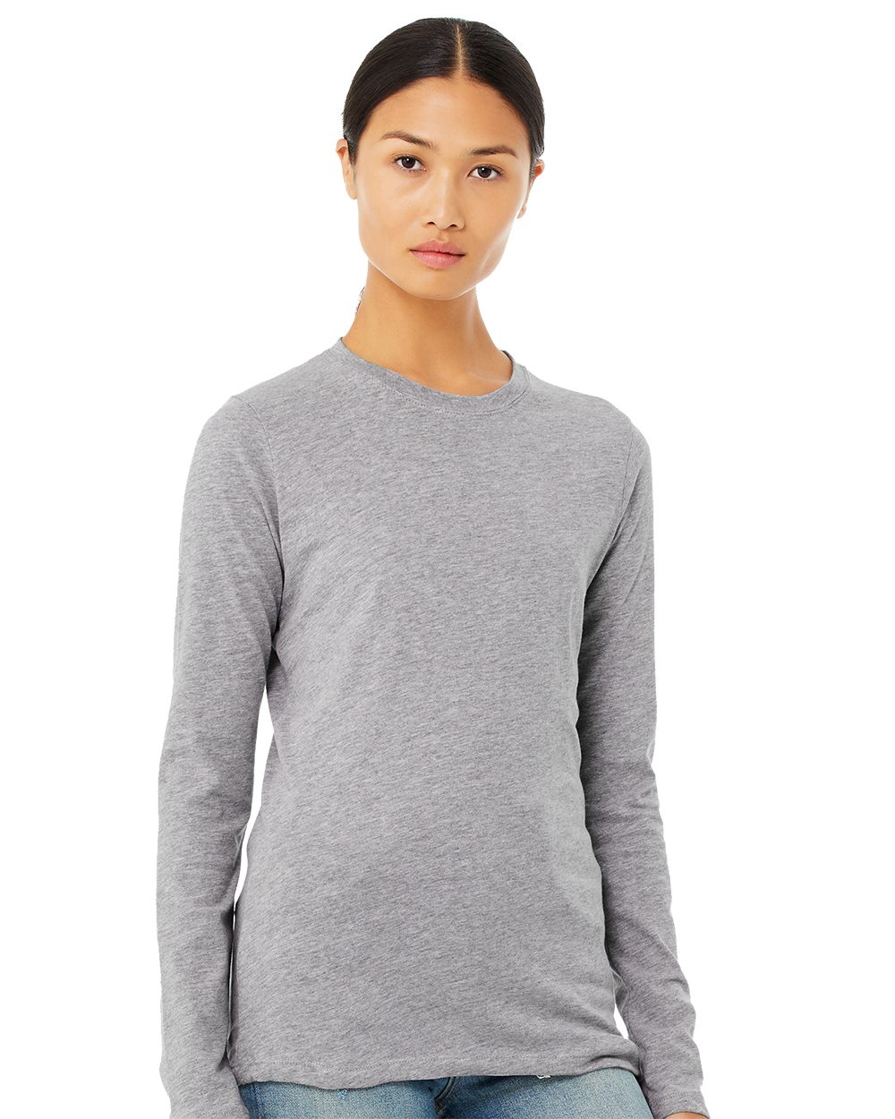 Bella + Canvas 6500 Women’s Jersey Long Sleeve Tee