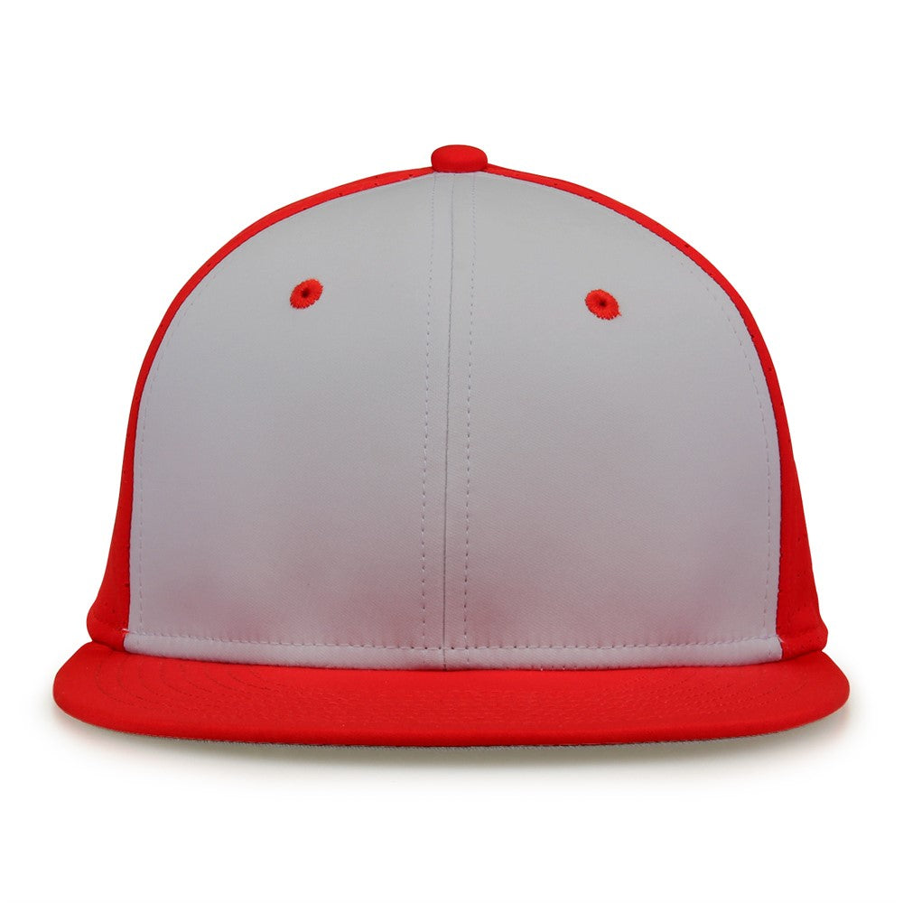 The Game GB998 Perforated GameChanger Baseball Hat | Wholesale Pro Shape Flat Bill Caps