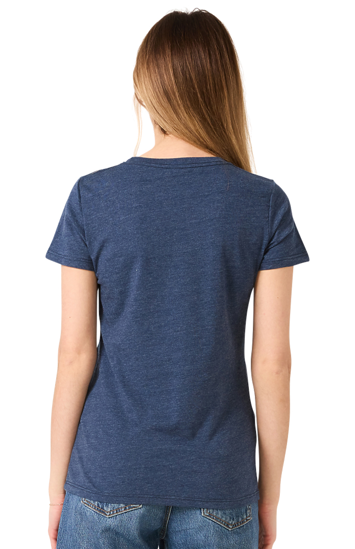 Royal Apparel 95001W Women's Organic RPET Short Sleeve Tee - Heather Dusk