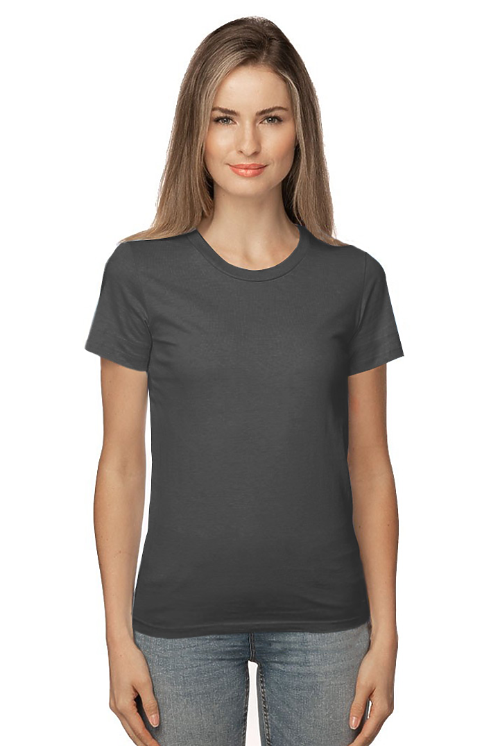 Royal Apparel 95001W Women's Organic RPET Short Sleeve Tee - Falcon Grey