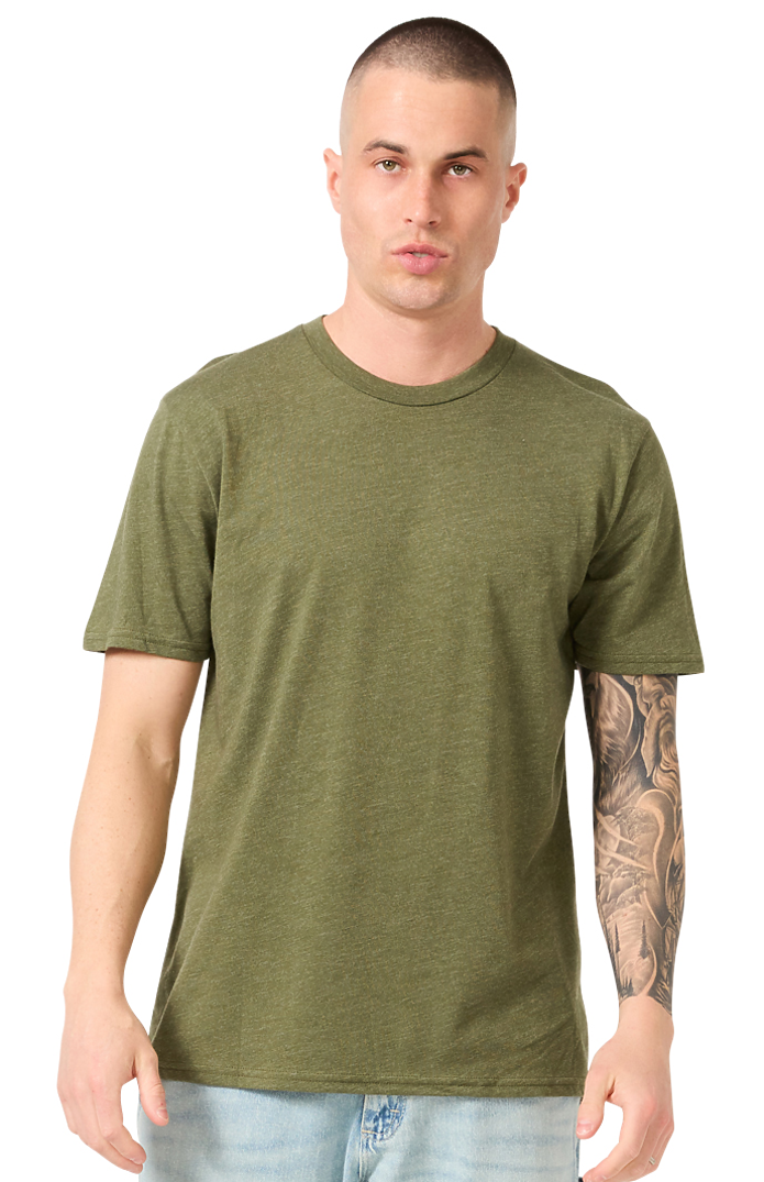 Royal Apparel 95051 Unisex Organic RPET Tee - Heather Kale