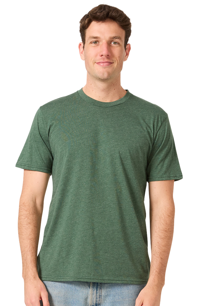 Royal Apparel 95051 Unisex Organic RPET Tee - Heather Pine