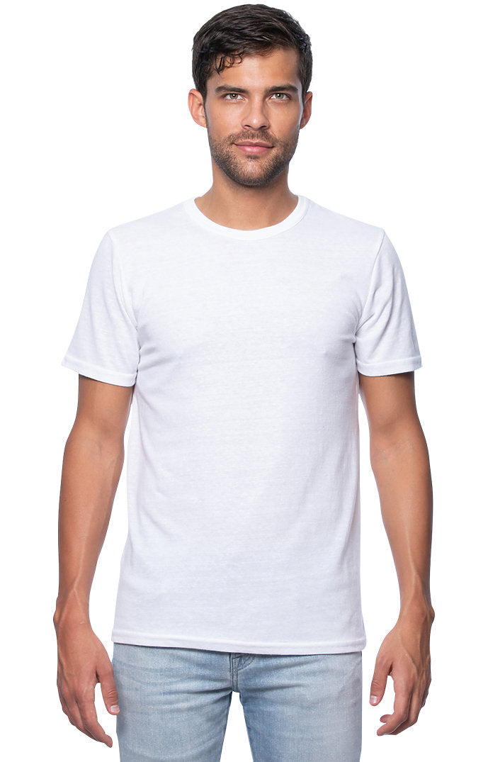 Royal Apparel 95051 Unisex Organic RPET Tee - Heather Snow
