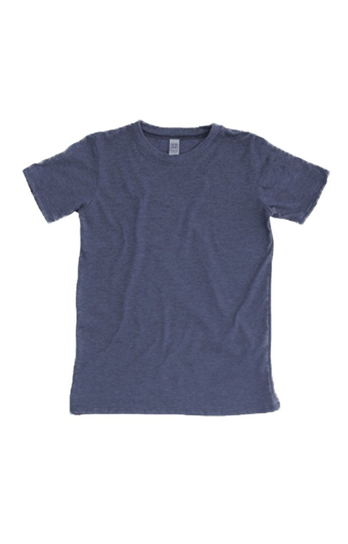 Royal Apparel 95121 Youth Organic RPET Short Sleeve Tee - Heather Dusk