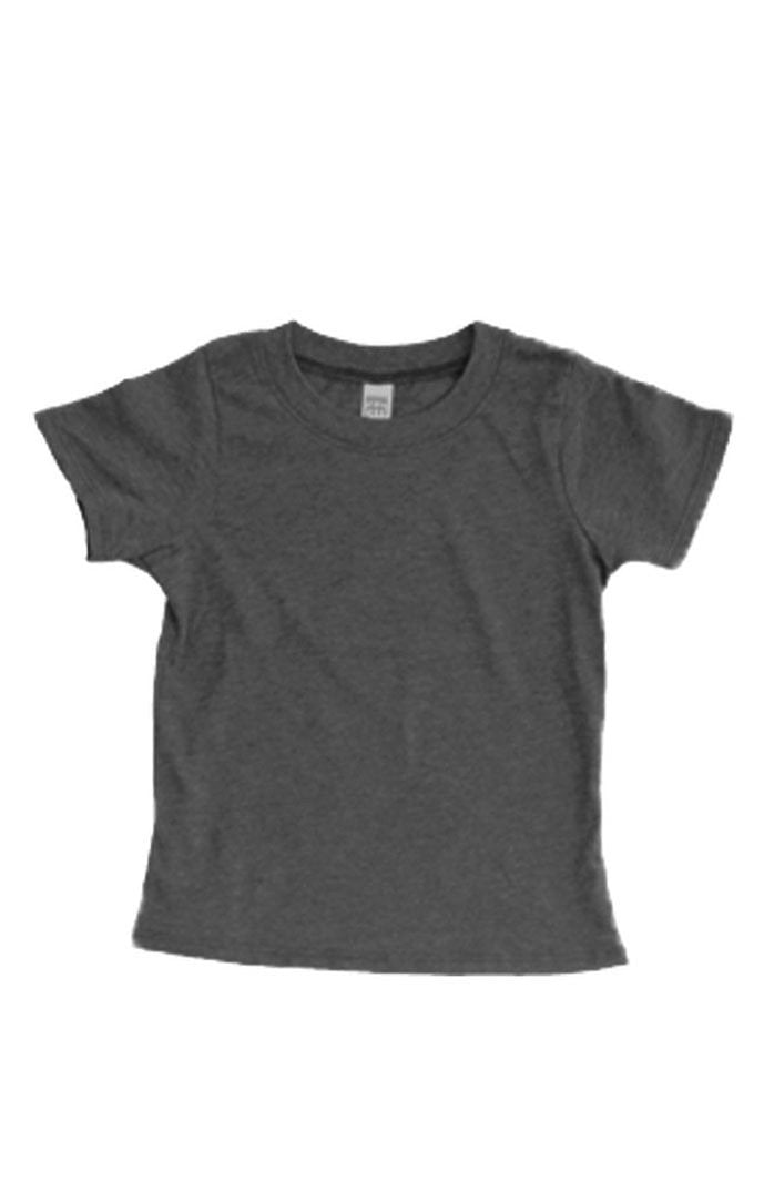 Royal Apparel 95161 Toddler Organic RPET Short Sleeve Tee - Heather Coal