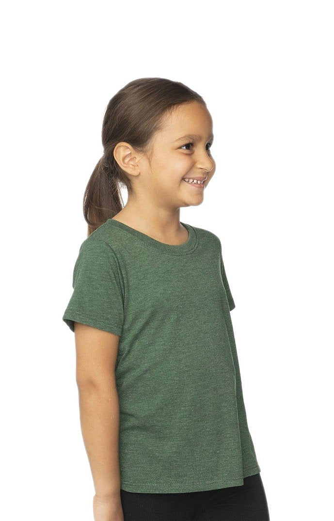 Royal Apparel 95161 Toddler Organic RPET Short Sleeve Tee - Heather Pine