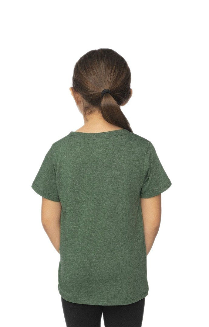 Royal Apparel 95161 Toddler Organic RPET Short Sleeve Tee - Heather Pine