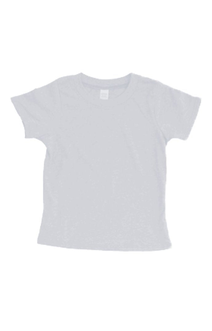 Royal Apparel 95161 Toddler Organic RPET Short Sleeve Tee - Heather Snow