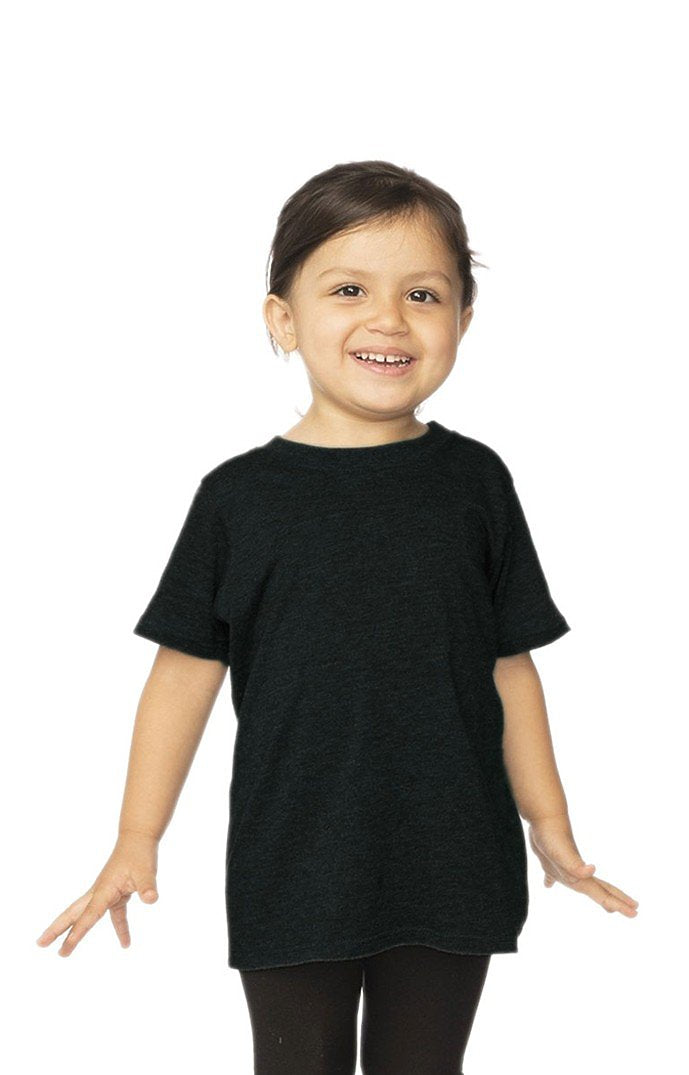 Royal Apparel 95161 Toddler Organic RPET Short Sleeve Tee - Shadow
