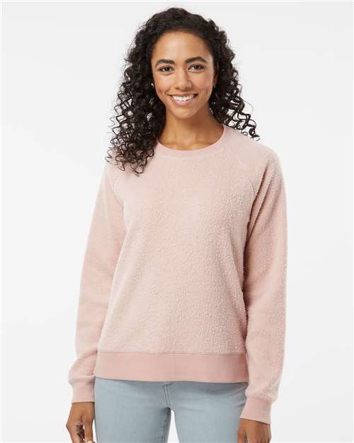 Boxercraft Women's Fleece Out Crewneck Pullover - Boxercraft K01