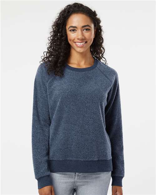 Boxercraft Women's Fleece Out Crewneck Pullover - Boxercraft K01