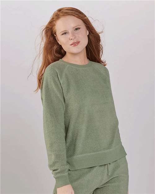 Boxercraft Women's Fleece Out Crewneck Pullover - Boxercraft K01