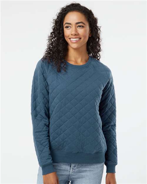 Boxercraft Women's Quilted Crewneck Pullover - Boxercraft R08
