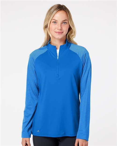 Adidas A521 Womens Ultimate365 Lightweight Raglan Quarter-Zip Pullover Authentic Gear