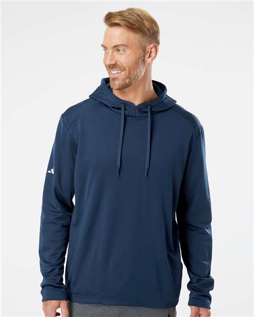 Adidas Men's Textured Mixed Media Midweight Hooded Sweatshirt - Adidas A530