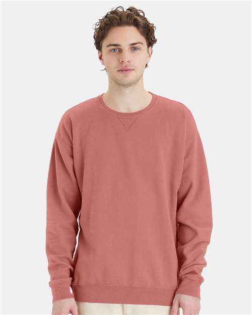 ComfortWash by Hanes Unisex Garment-Dyed Crewneck Sweatshirt - ComfortWash by Hanes GDH400