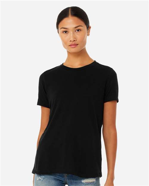 BELLA + CANVAS Women’s Relaxed Fit Heather CVC Tee - BELLA + CANVAS 6400CVC