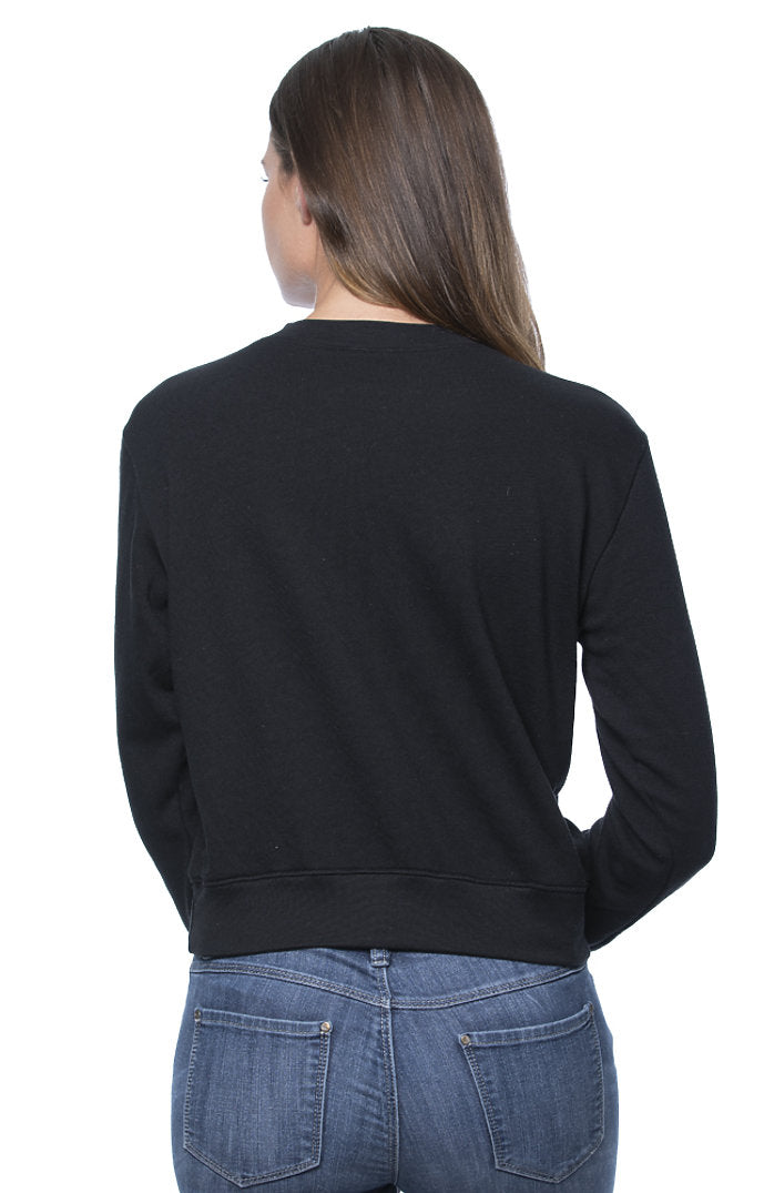 Royal Apparel 97100 Womens Organic RPET French Terry Crew - Shadow