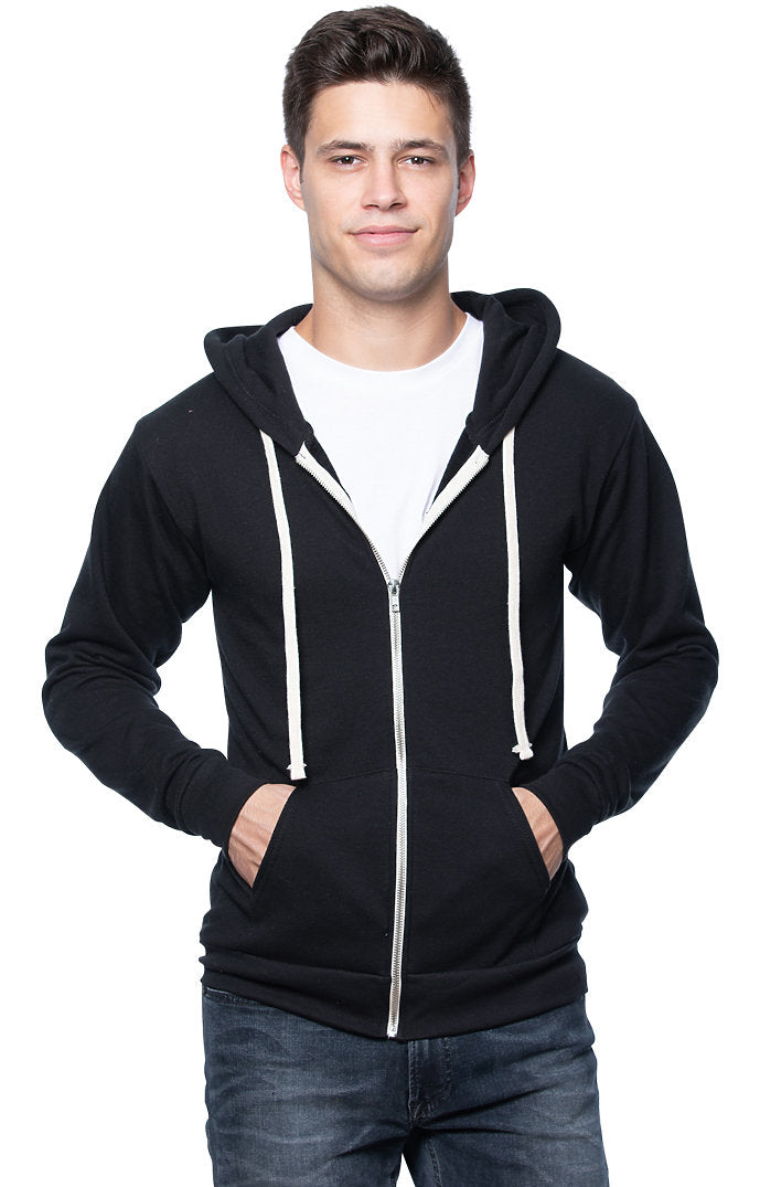 Royal Apparel 97150 Unisex Organic RPET French Terry Zip Hoodie - Shadow