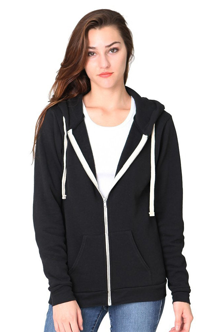 Royal Apparel 97150 Unisex Organic RPET French Terry Zip Hoodie - Shadow