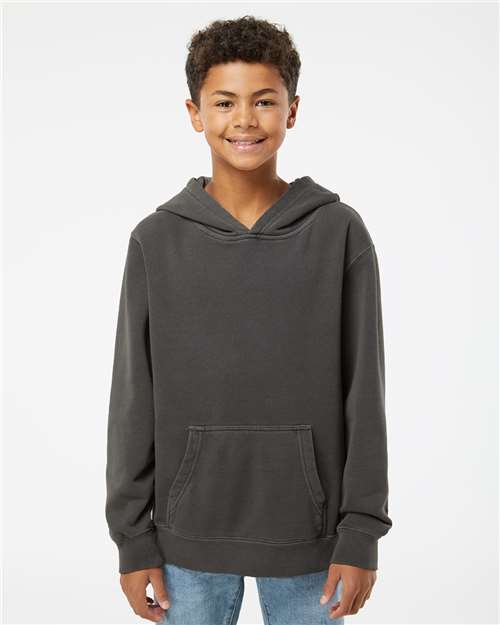 Independent Trading Co. Youth Midweight Pigment-Dyed Hooded Sweatshirt - Independent Trading Co. PRM1500Y