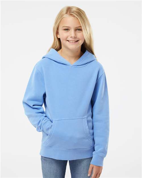 Independent Trading Co. Youth Midweight Pigment-Dyed Hooded Sweatshirt - Independent Trading Co. PRM1500Y