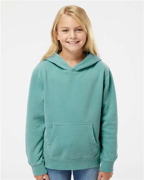 Independent Trading Co. Youth Midweight Pigment-Dyed Hooded Sweatshirt - Independent Trading Co. PRM1500Y