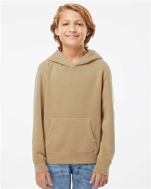 Independent Trading Co. Youth Midweight Pigment-Dyed Hooded Sweatshirt - Independent Trading Co. PRM1500Y