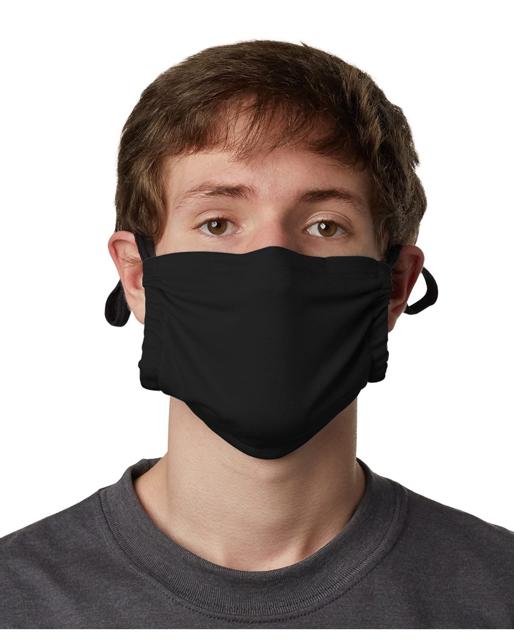 Hanes MKPKCR 2-Ply Cotton Pocket Face Mask