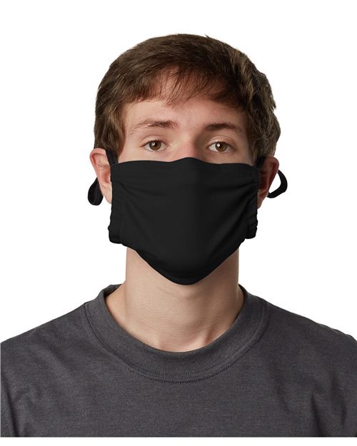 Hanes 2-Ply Polyester Pocket Face Mask - Hanes MKPKPR