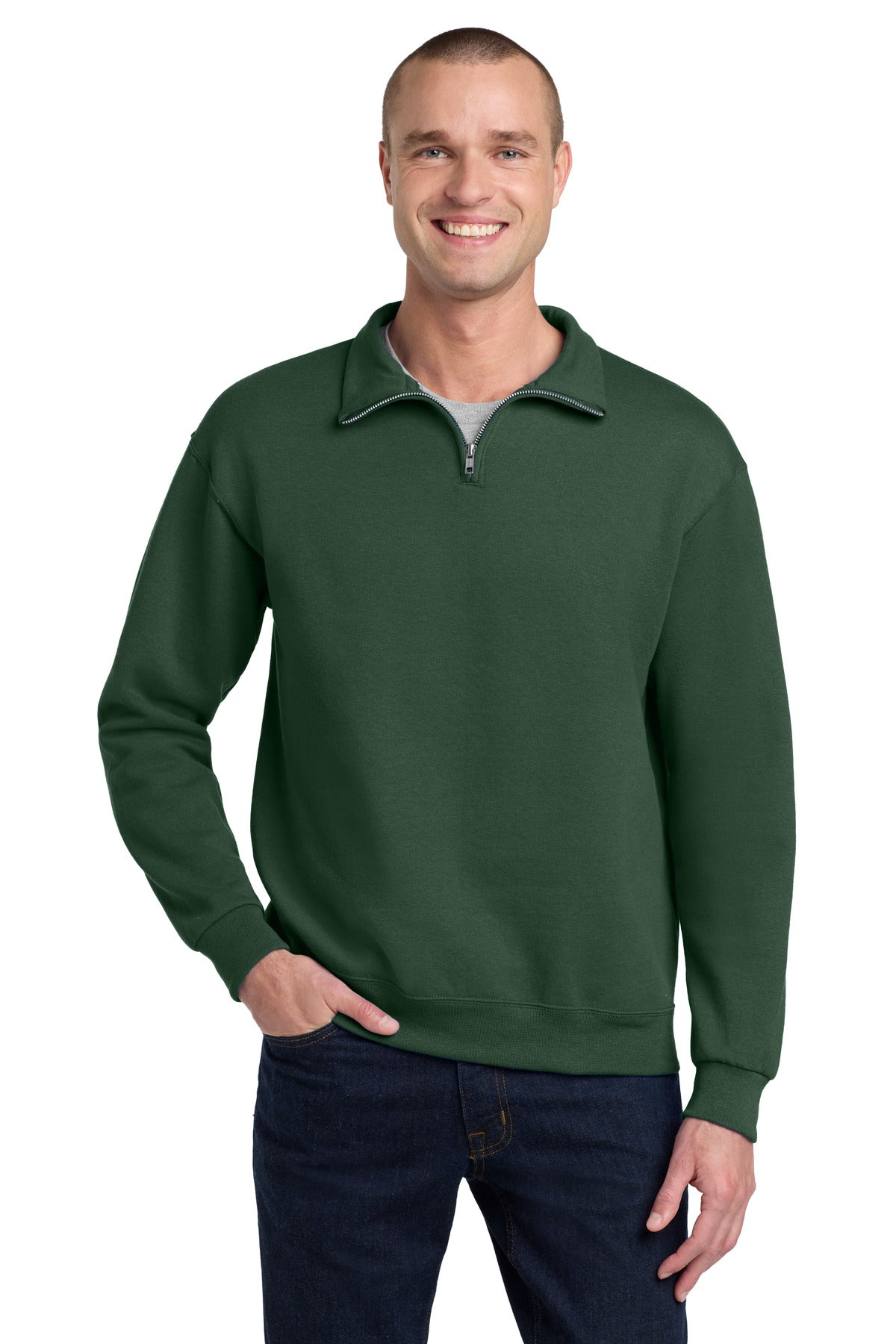 Jerzees ® - NuBlend ® 1/4-Zip Cadet Collar Sweatshirt. 995M - Jerzees 995M