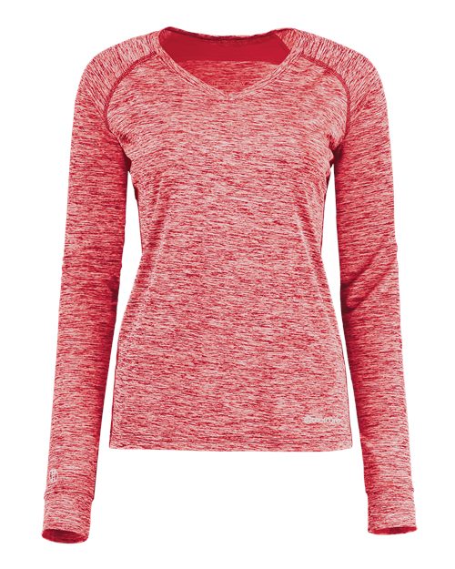 Holloway Women's Electrify CoolCore® Long Sleeve V-Neck T-Shirt - Holloway 222770