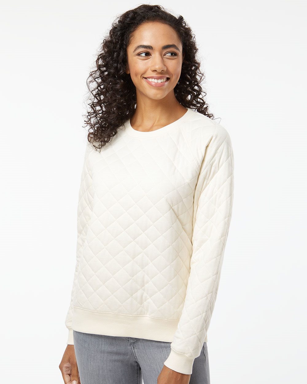 Boxercraft Women's Quilted Crewneck Pullover - Boxercraft R08
