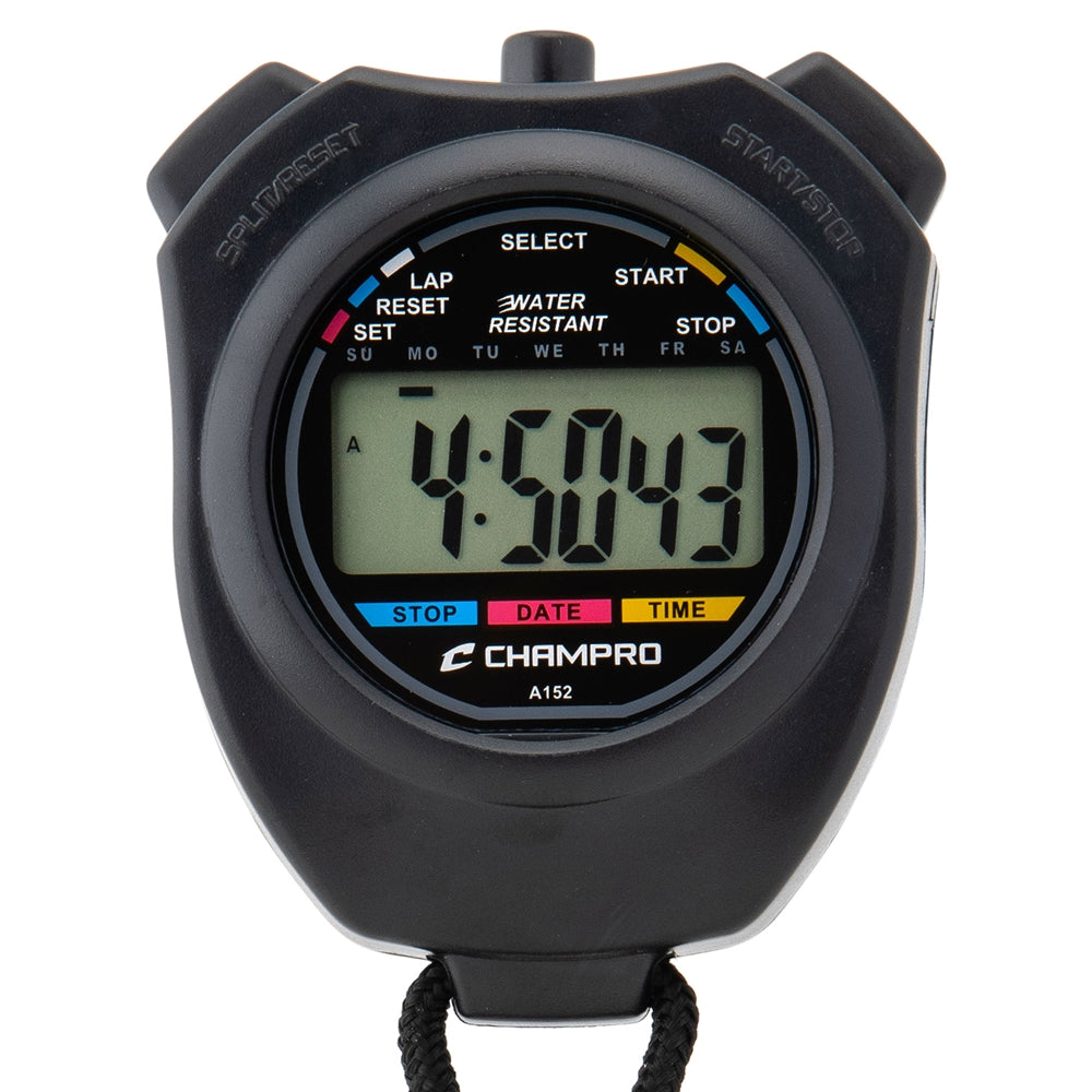 Champro Water Resistant Stop Watch | Champro A152 Champro Standard Standard