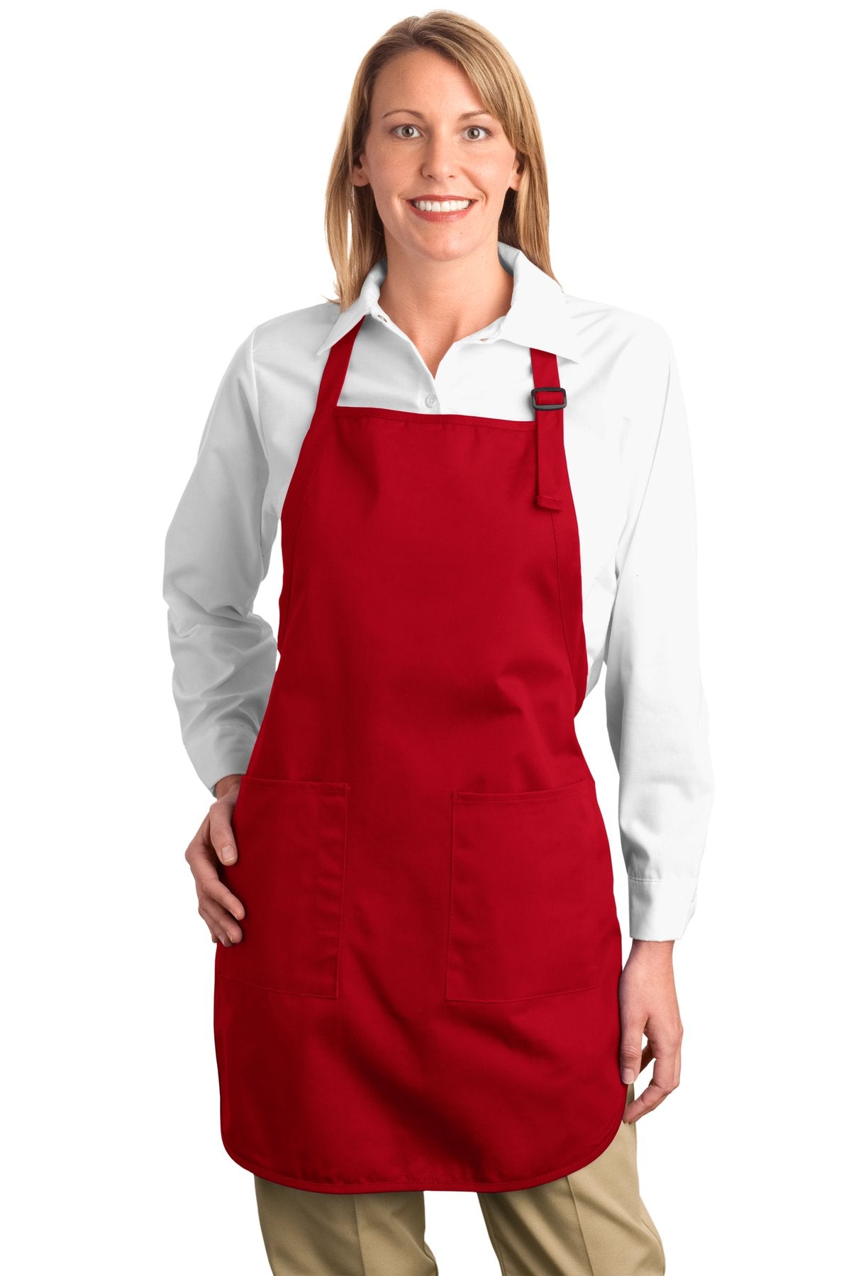 Port Authority ® Full-Length Apron with Pockets. A500 - Port Authority A500