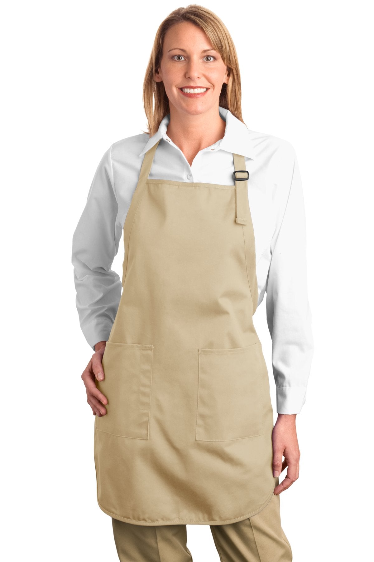 Port Authority ® Full-Length Apron with Pockets. A500 - Port Authority A500