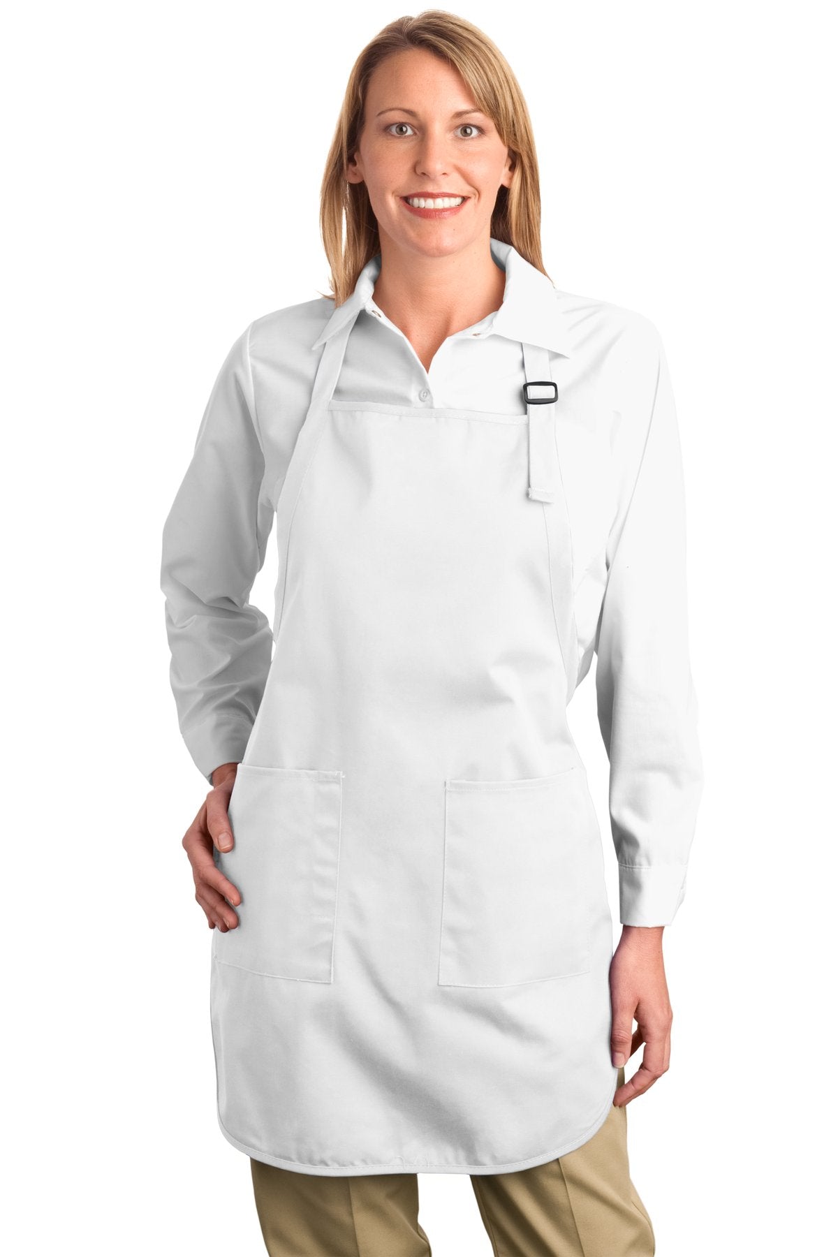 Port Authority ® Full-Length Apron with Pockets. A500 - Port Authority A500