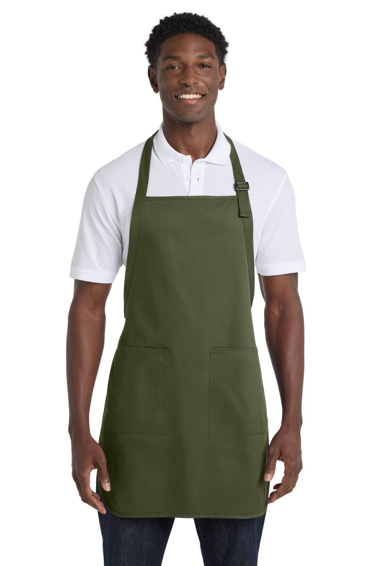 Port Authority ® Full-Length Apron with Pockets. A500 - Port Authority A500