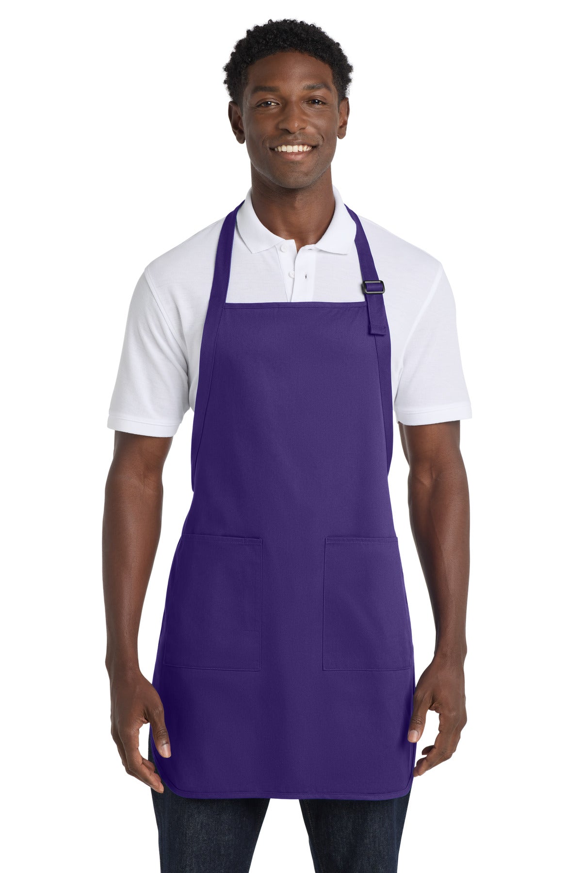 Port Authority ® Full-Length Apron with Pockets. A500 - Port Authority A500