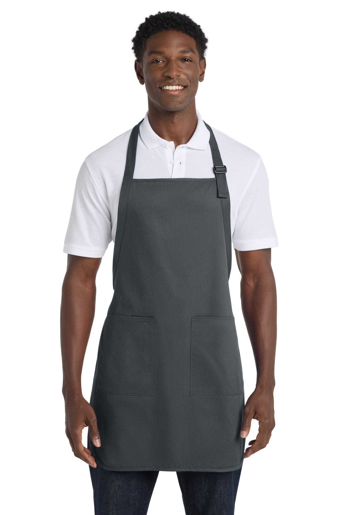 Port Authority ® Full-Length Apron with Pockets. A500 - Port Authority A500