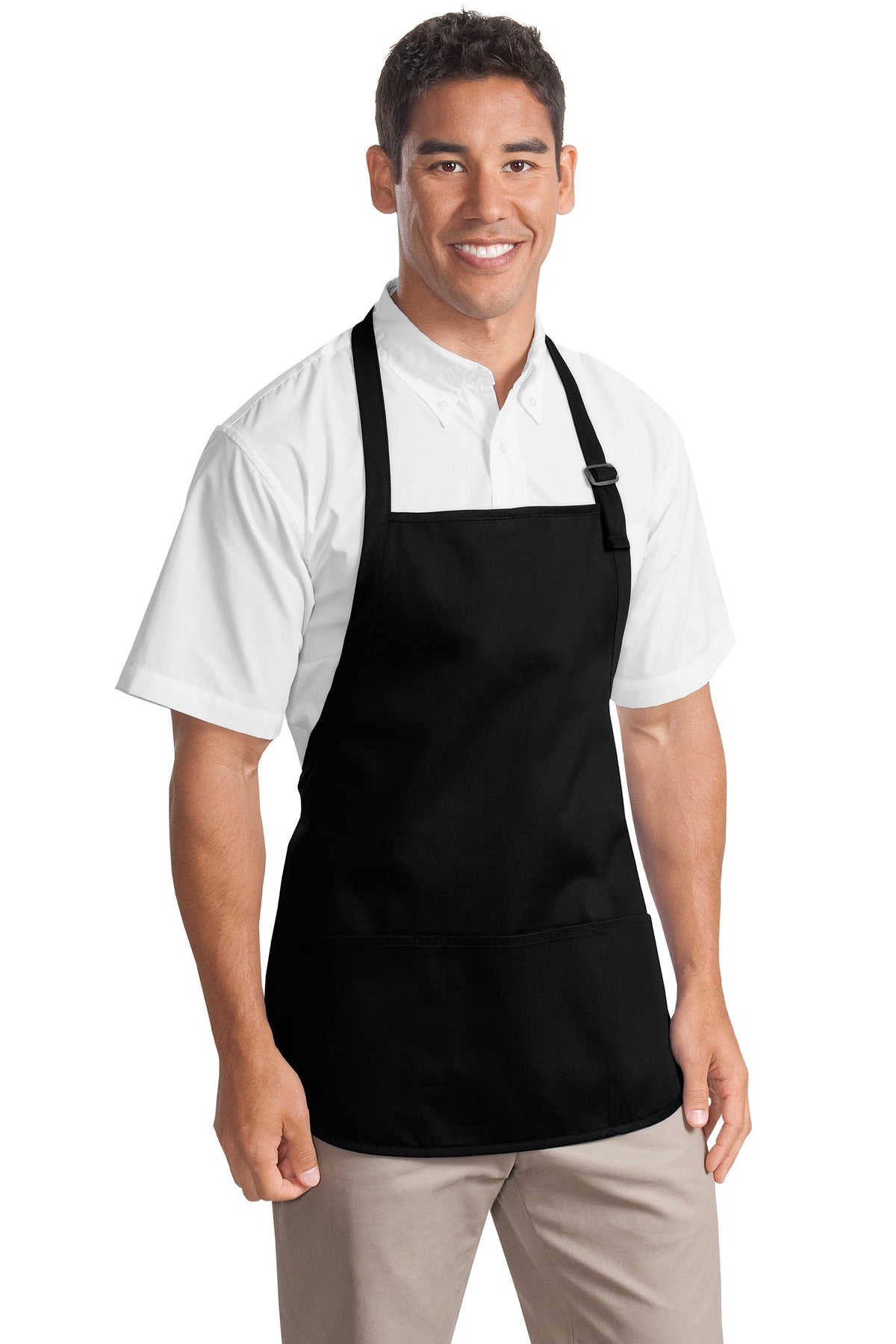 Port Authority ® Medium-Length Apron with Pouch Pockets. A510 - Port Authority A510