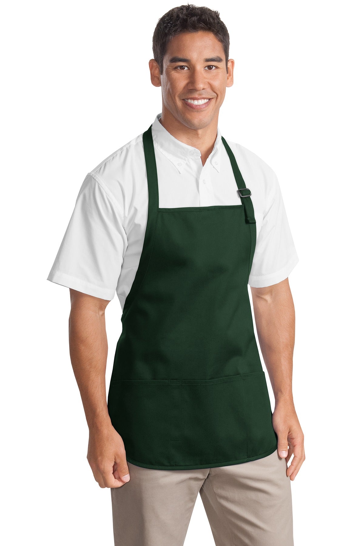 Port Authority ® Medium-Length Apron with Pouch Pockets. A510 - Port Authority A510