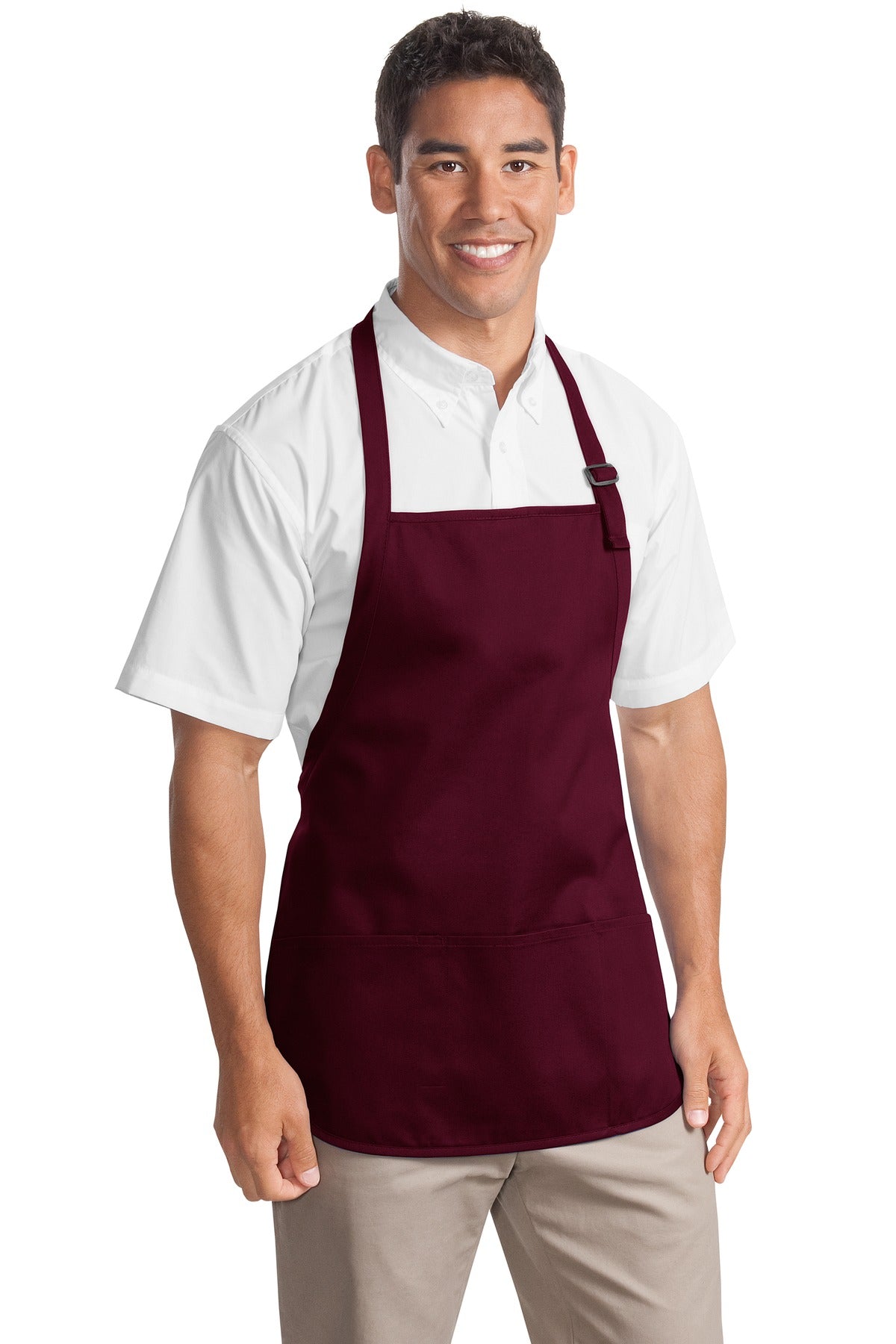 Port Authority ® Medium-Length Apron with Pouch Pockets. A510 - Port Authority A510